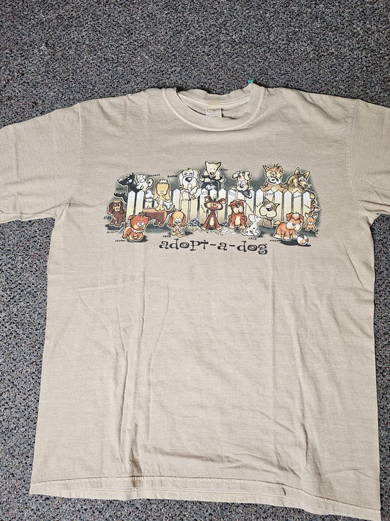 crazy shirts Other - VTG Crazy Shirts Adopt-a-Dog Graphic Tee in Beige